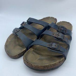 Birkenstock Florida Women's Blue Leather Sandals 40